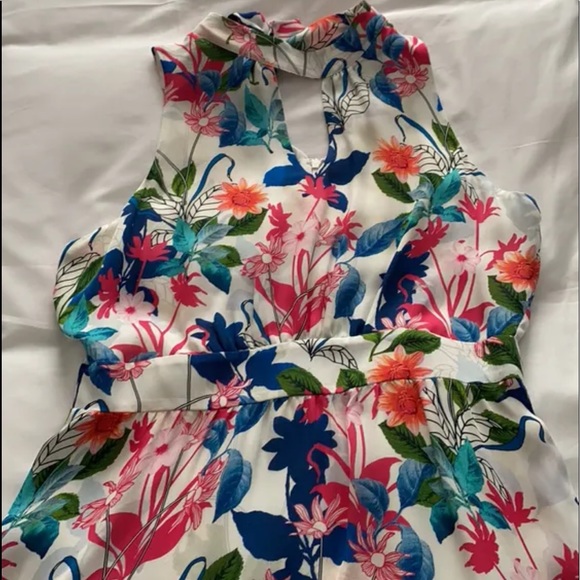 Parker the Most Beautiful Printed Silk Dress - Picture 5 of 6
